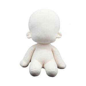 20Cm Blank Doll Base Cotton Fabric Doll Body For Handmade Crafts Customizing Stuffed Doll Children Safe Pretend Play Toy