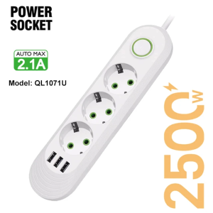 Stop Kontak Sultan USB Type C Terminal Sambungan Anti Panas 10A 250V 2500W 3 4 6 8 10 Lubang Steker Saklar