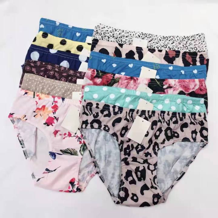 12PCS /Lot Women's Underwear Cotton Cute Sexy Comfortable Soft