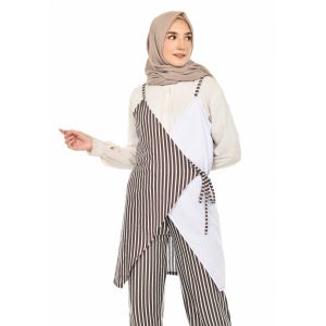 Mybamus Claire White Outer Ginger Bread M16134 R44S6