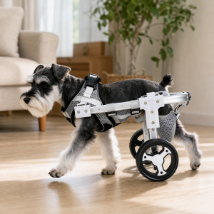Lovinland Pet Wheelchair for Back Legs Lightweight Portable Wheelchair Adjustable Pet Wheelchair Cart for Senior Arthritis Paralyzed Injured or Disabled Dogs and Cat