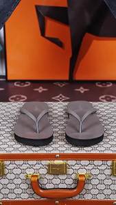 Summer Luxury MenS High-End Flip-Flops Outdoor Sandals Soft Resilient Thickened And Wear-Resistant