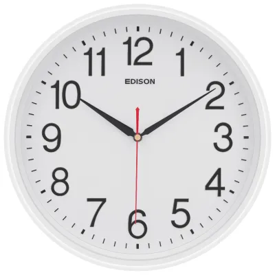 Jam Dinding Edison EDW 319 T30 Timbul Diameter 310mm 31cm