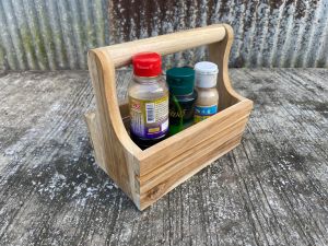 กระเช้าไม้ ของชำร่วย กระเช้าใส่ของ กระเช้าเล็ก กระเช้าตกแต่งร้านกาแฟ (ราคาถูกมาก!!!)