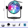 LED Disco Light Stage Lights Colorful Sound Activated Laser Projector Lamp For Home Christmas DJ Party KTV Bar DMX Decoration. 