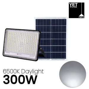 YETPlus LEDEON JD6110 IP65 Waterproof Outdoor Solar Body Sensor Remote LED Street Lamp Flood Light Floodlight Spotlight Sportlight 150W 200W 250W 300W