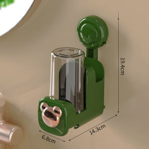 Toothbrush Holder Cup Drain Cup Storage Toothbrush Inverted Drainage Storage Rack Toothpaste Wall-mounted Rack Storage