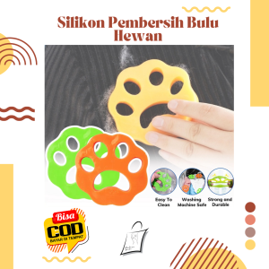 Silikon Pembersih Bulu Hewan / Reusable Silicone Sticky Pet / Bantalan Karet Pengangkat Debu Kotoran