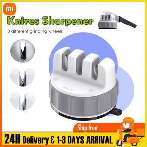 Multifunction Knife Sharpener Scissors Sharpener Stainless Steel 4-Stage Knife Sharpening Wheel Tool Pengasah Pisau Gunting