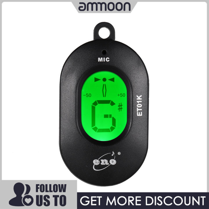 [ammoon]Tuner Autotuning 12 Equal Temperament LCD Display for Thumb