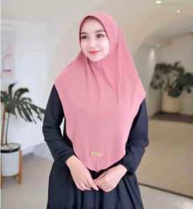 Hijab Instant Jersey Pinggul - Kerudung Instan Polos Terbaru untuk Muslimah