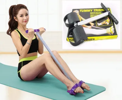 Dụng cụ tập thể dục đa năng dây kéo lưng bụng dụng cụ thể thao kéo lò xo Tummy Trimmer chất lượng giá tốt- Bảo Hành Uy Tín (Giao màu ngẫu nhiên)