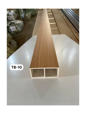 Partisi Hollow kisi kisi WPC kotak 5cm x 10cm panjang 290cm Pembatas Dinding Motif Kayu - WALL PANEL PVC Aesthetic Modern