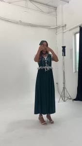 Womens beer costume carnival estate maid full set with headscarf maid outfit traditional ethnic dress