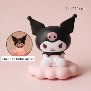 Anime Sanrio Night Light Cinnamoroll Kuromi Pochacco LED Luminous Table Lamp Childrens Night Lighting Decorative Lamp Gift Atmosphere Light