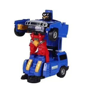 Dancing Light Up Police Car Battery Operated Toy Car Transformer Battery Operated Toy Car
