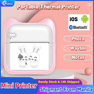 PinPrint Mini Printer Thermal Printer For Waybill Sticker Label Photo Printing Suitable For iOS Android Phones