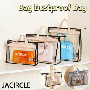 JACIRCLE Handbag Dust Bag PVC Waterproof Transparent Multipurpose Storage Bag Hanging Storage Bag with Zipper
