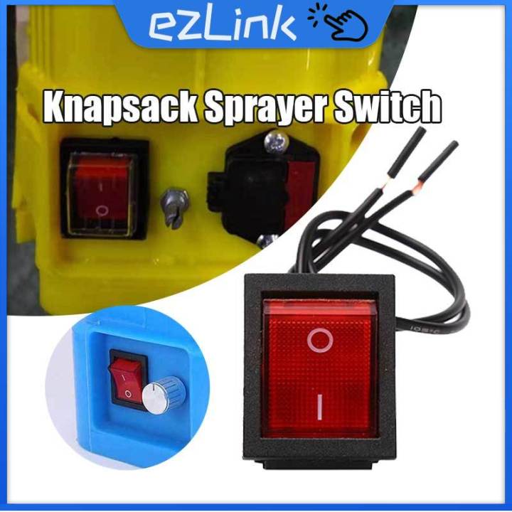 Electric Knapsack Sprayer Main Switch 2 in 1 On Off Button Replacement ...