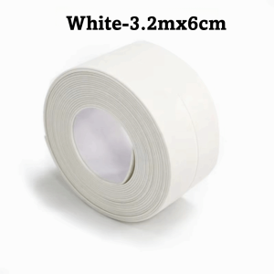MIRELAE Tape Caulk Strip PVC Sealing Tape Self Edge Seal Gap Self Adhesive Strip Fashion Durable Sink Corner Tape for Kitchen Bathroom