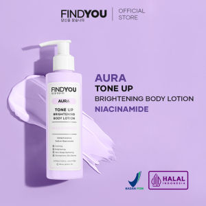 FINDYOU Aura / Instant Tone Up / Brightening / Pencerah / Hand & Body Lotion - Niacinamide Body Serum & Natural Fragrance Sweet Aroma