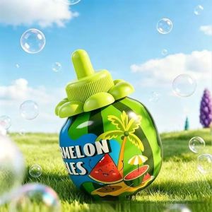 JOYNCLEON Dưa Hấu chai bong bóng cho trẻ em vui chơi ngoài trời xách tay giải pháp Bong Bóng đồ chơi với thiết kế dễ thương