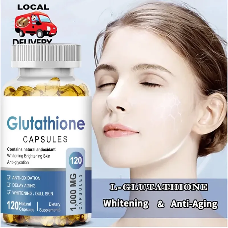 120pcs 1000MG Glutathione Capsules Collagen Antioxidant Anti-Aging Boosting  Immunity Dull Skin Whitening Supplement
