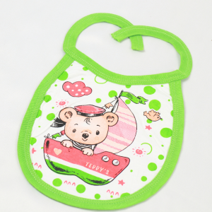 TERMURAH! Celemek Makan Bayi Motif Karakter Hikari Series / Slabber Bayi / Celemek BIB Bayi