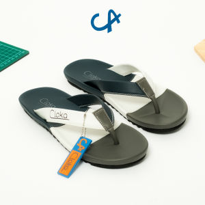 Sandal Pria Jepit Distro Casual Anti Slip Kekinian Sendal Kasual Dewasa Anti Licin 45 46 Big Size Cloka Cava
