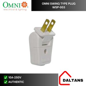 OMNI SWING TYPE PLUG 10A 250V WSP-003
