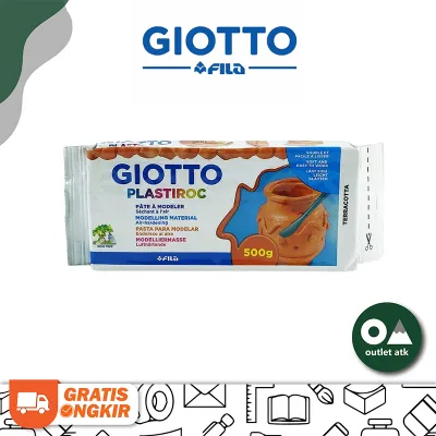 Tanah Liat Giotto Plastiroc Terracota 500g Modeling Clay Coklat