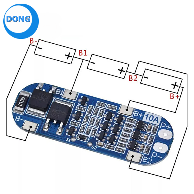 3S 10A Lithium Battery Charger Protection Board Module 11.1V 12V 12.6V ...