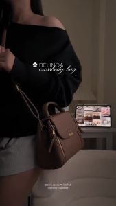 BELINDA PREMIER Sling Bag For Woman High-End Leather 2Way Korean Fashion Ladies Handbag BP2036