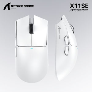 Attack Shark X11 Wireless Mouse PAW3311 Buletooth Three Mode Rgb Charging Dock Lightweight Game