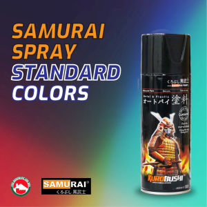 Samurai STANDARD COLOURS (400ML) Spray Paint [READY STOCK] - Spray Warna Biasa Warna Motor