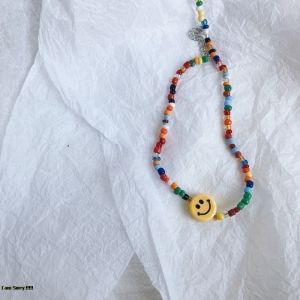 Vòng Cổ Nữ Chuỗi Hạt Mặt Cười Thời Trang- DCHQC01