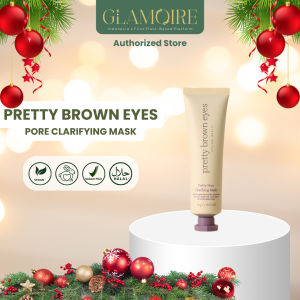GLAMOIRE - Pretty Brown Eyes - Pretty Pore Clarifying Mask 50g with AHA/BHA blend (gentle exfoliation)