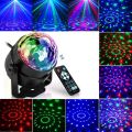 Sound Activated Rotating Disco Light Colorful LED Stage Light RGB Laser Projector Lamp DJ Party Light for Home KTV Bar Xmas. 