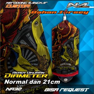 Kerodong Sogon SINGLE FIGHTER Bahan High Quality Bisa Request Custom - NA STORE