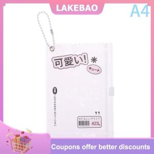 【LAKEBAO】 1 cái dễ thương trong suốt kẹo Túi đạo cụ lưu trữ huy hiệu hiển thị Túi Mặt dây chuyền bảo vệ vỏ Thẻ Tay Áo chủ Túi