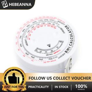 hebeanna BMI Body Mass Index Retractable Tape 150cm Measure Calculator Diet Weight Loss Tape Measures Tools