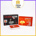 [Hộp Cứng Đen 16+] Bài Mèo Nổ Việt Hóa Exploding Kittens Boardgame 154 Lá Chất Giấy Dày Chống Nước Board Game Trò Chơi. 