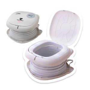 กระโถนเด็กพกพา Potty travel set (พับเก็บได้ แถมถุงพลาสติก 1ม้วน) (TOY782)