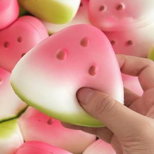 FGJEB Simulated Fruit Fruit Squeeze Toy Cheese Food Cartoon Fidget Toy Cute Dog Fruit Pinch Toy Funny