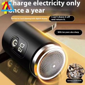 ฟิมสกันเสือก เครื่องโกนหนวดไฟฟ้าขนาดเล็กเครื่องโกนหนวดแบบยาวสำหรับผู้ชาย เครื่องโกนหนวดติดตั้งบนรถแบบพกพาซักได้