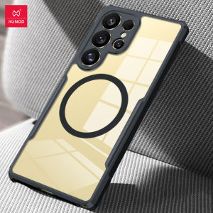 XUNDD For Samsung Galaxy S23 S24 S25 Ultra S24+ S25+ S24 FE Case Anti Fall Protective Casing Transparent Phone Cover With Magsafe Ring