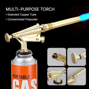 1300℃ Gas Burner Welding Torch Portable Blowtorch Copper High Temperature Brass Gas Torch Brazing Solder Welding Plumb Tools