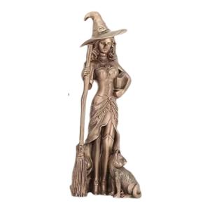 Witch Lover Collectible Resins Sculpture 3D Printing Gothic Decors Dark academic Themed Home Display Ornament Gift