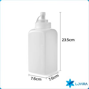 LoviRa Plastic Squeezed Seasoning Bottle Tomato Mustard Hot Sauce Olive Oil Bottle Kitchen Kitchenware