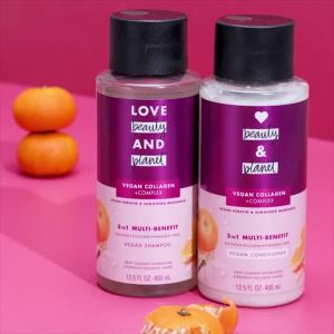 Love Beauty and Planet 5-in-1 Multi-Conditioner Vegan Keratin Collagen & Sun-Kissed Mandarin for a Deep Cleanse Hydration Strength Fullness & Shine 13.5 fl oz